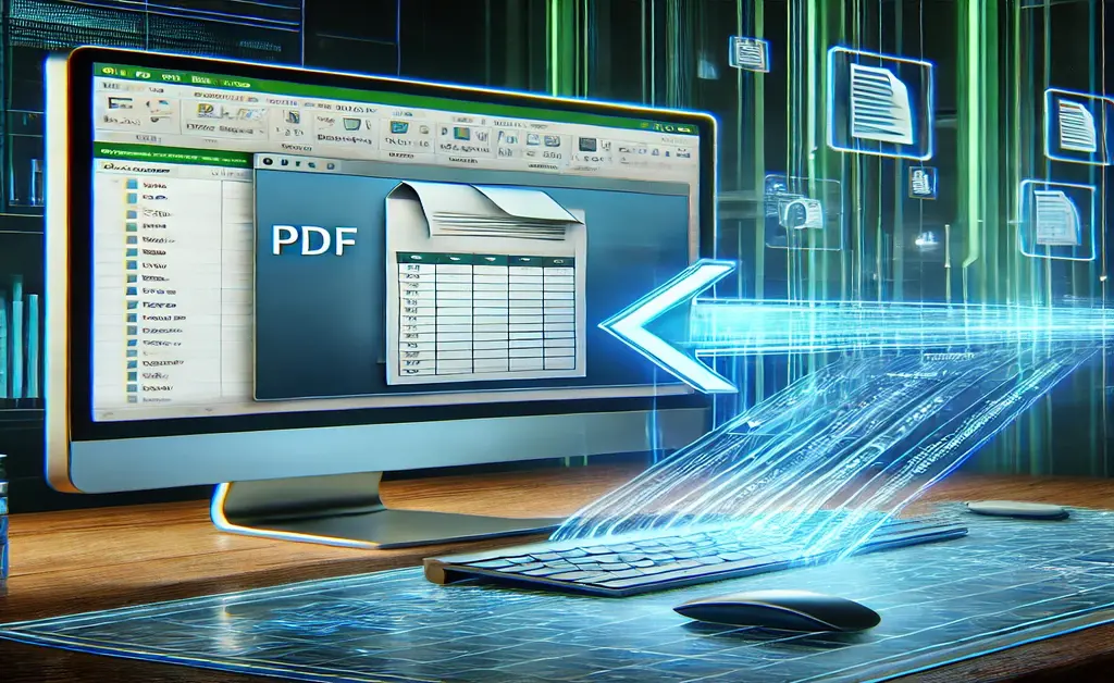 Convert PDF to Excel in high quality with PDFtoWhatever
